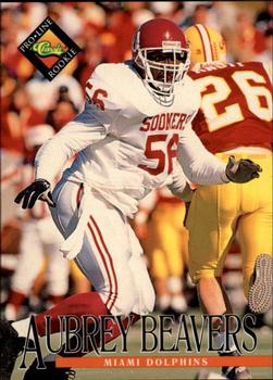 #372 Aubrey Beavers - Miami Dolphins - 1994 Pro Line Live Football