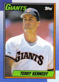 #372 Terry Kennedy - San Francisco Giants - 1990 Topps Baseball