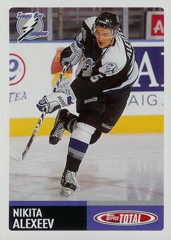 #372 Nikita Alexeev - Tampa Bay Lightning - 2002-03 Topps Total Hockey