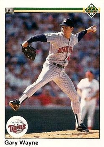 #372 Gary Wayne - Minnesota Twins - 1990 Upper Deck Baseball