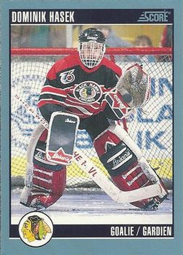 #373 Dominik Hasek - Chicago Blackhawks - 1992-93 Score Canadian Hockey