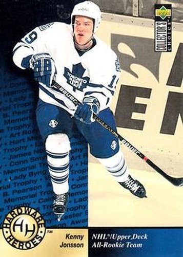 #373 Kenny Jonsson - Toronto Maple Leafs - 1995-96 Collector's Choice Hockey