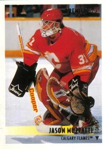 #373 Jason Muzzatti - Calgary Flames - 1994-95 O-Pee-Chee Premier Hockey