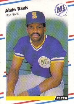 #373 Alvin Davis - Seattle Mariners - 1988 Fleer Baseball