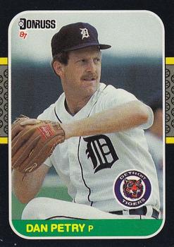 #373 Dan Petry - Detroit Tigers - 1987 Donruss Baseball