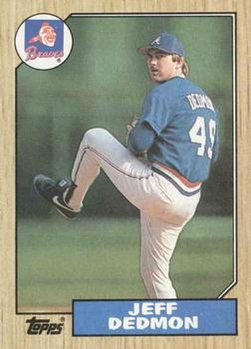 #373 Jeff Dedmon - Atlanta Braves - 1987 Topps Baseball