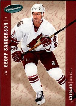 #373 Geoff Sanderson - Phoenix Coyotes - 2005-06 Parkhurst Hockey