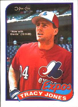 #373 Tracy Jones - San Francisco Giants - 1989 O-Pee-Chee Baseball