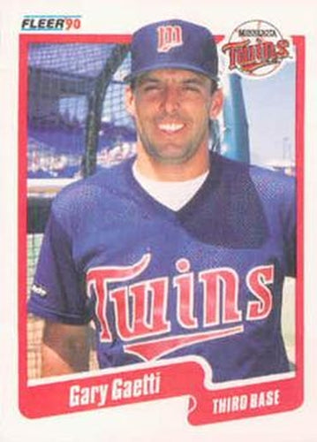 #373 Gary Gaetti - Minnesota Twins - 1990 Fleer USA Baseball