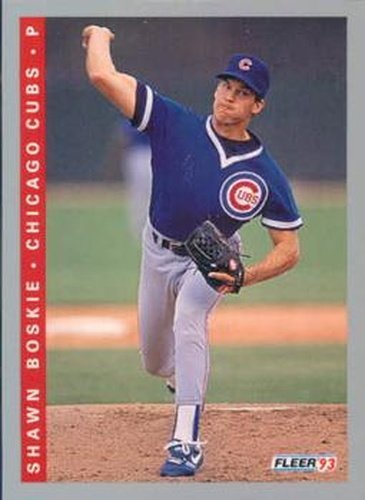 #373 Shawn Boskie - Chicago Cubs - 1993 Fleer Baseball