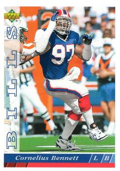 #373 Cornelius Bennett - Buffalo Bills - 1993 Upper Deck Football