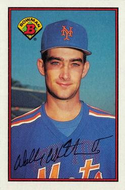 #373 Wally Whitehurst - New York Mets - 1989 Bowman Baseball