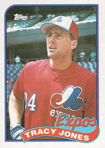 #373 Tracy Jones - Montreal Expos - 1989 Topps Baseball