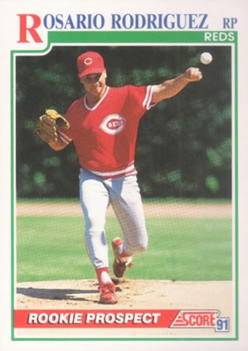 #373 Rosario Rodriguez - Cincinnati Reds - 1991 Score Baseball