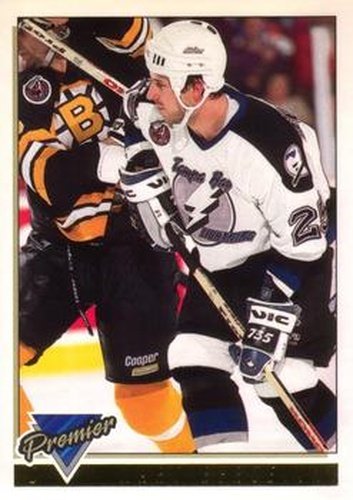 #373 Marc Bergevin - Tampa Bay Lightning - 1993-94 O-Pee-Chee Premier Hockey - Gold