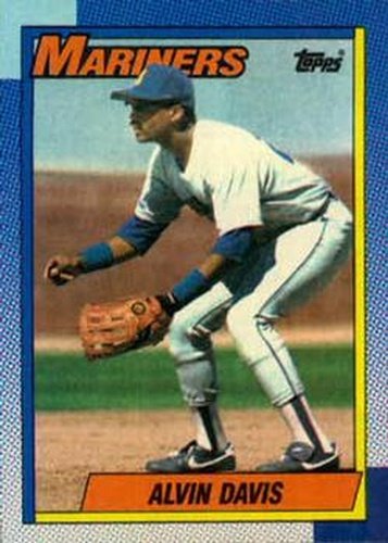 #373 Alvin Davis - Seattle Mariners - 1990 Topps Baseball