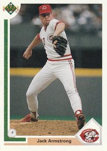 #373 Jack Armstrong - Cincinnati Reds - 1991 Upper Deck Baseball