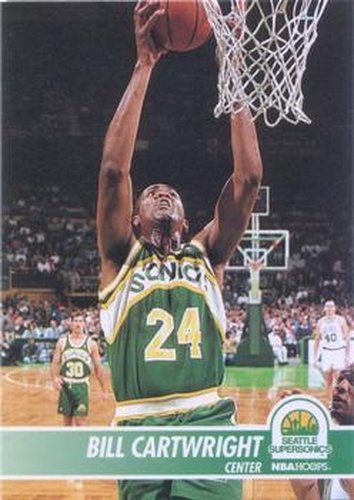 #373 Bill Cartwright - Seattle SuperSonics - 1994-95 Hoops Basketball