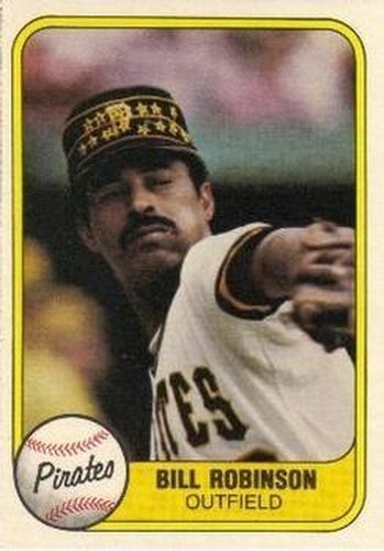 #373 Bill Robinson - Pittsburgh Pirates - 1981 Fleer Baseball