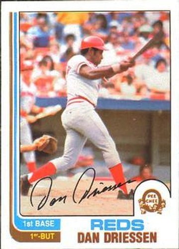 #373 Dan Driessen - Cincinnati Reds - 1982 O-Pee-Chee Baseball