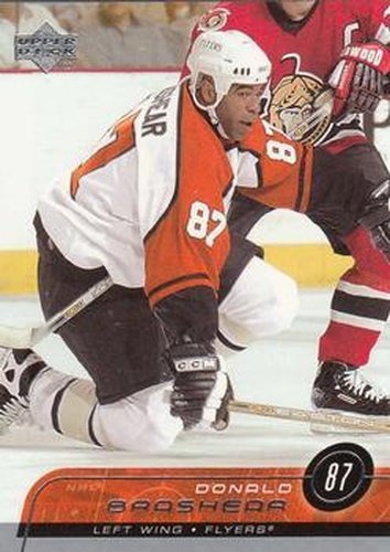 #373 Donald Brashear - Philadelphia Flyers - 2002-03 Upper Deck Hockey