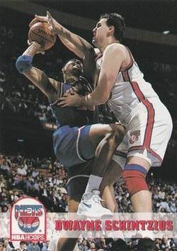 #373 Dwayne Schintzius - New Jersey Nets - 1993-94 Hoops Basketball