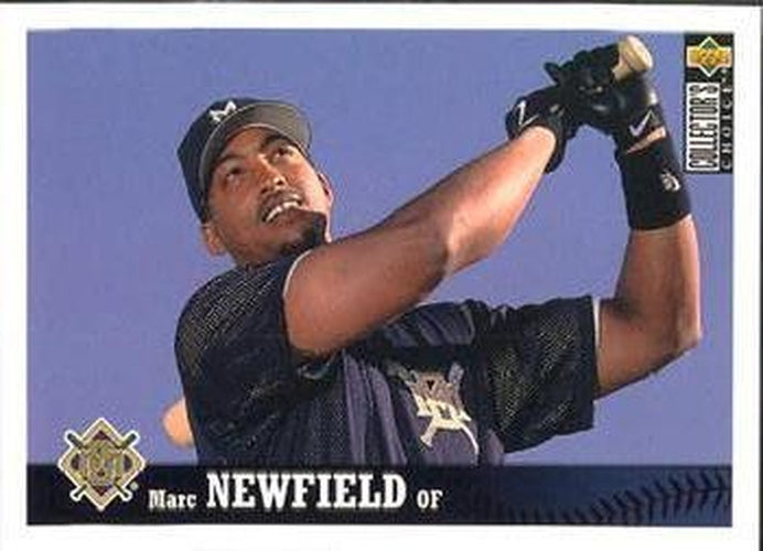 #373 Marc Newfield - Milwaukee Brewers - 1997 Collector's Choice Baseball