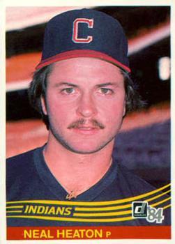 #373 Neal Heaton - Cleveland Indians - 1984 Donruss Baseball