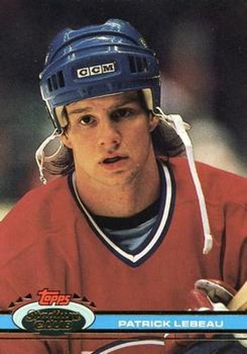#373 Patrick LebeauÊ, - Montreal Canadiens - 1991-92 Stadium Club Hockey