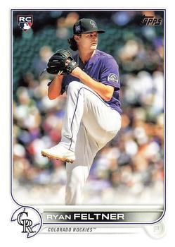 #373 Ryan Feltner - Colorado Rockies - 2022 Topps Baseball