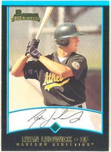 #373 Ryan Ludwick - Oakland Athletics - 2001 Bowman Baseball