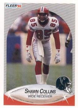 #373 Shawn Collins - Atlanta Falcons - 1990 Fleer Football