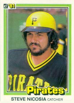 #373 Steve Nicosia - Pittsburgh Pirates - 1981 Donruss Baseball