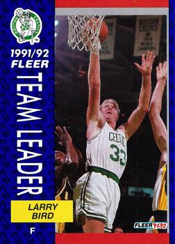 #373 Larry Bird - Boston Celtics - 1991-92 Fleer Basketball