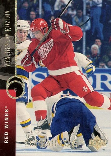 #373 Vyacheslav Kozlov - Detroit Red Wings - 1994-95 Upper Deck Hockey - Electric Ice