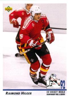 #373 Raimond Hilger - Germany - 1992-93 Upper Deck Hockey