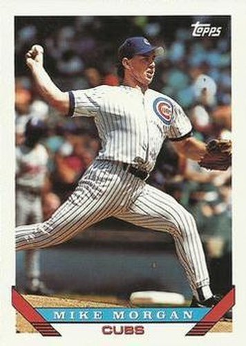 #373 Mike Morgan - Chicago Cubs - 1993 Topps Baseball