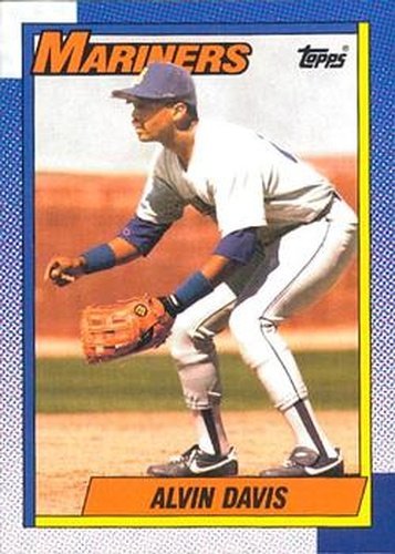 #373 Alvin Davis - Seattle Mariners - 1990 O-Pee-Chee Baseball