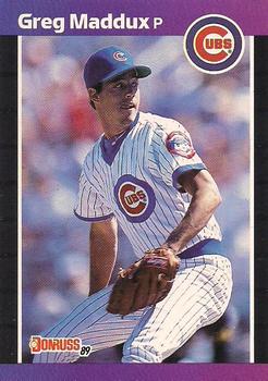 #373 Greg Maddux - Chicago Cubs - 1989 Donruss Baseball