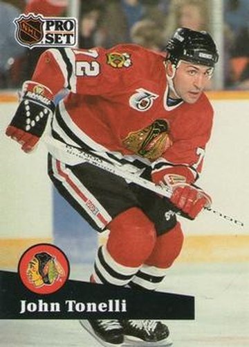 #373 John Tonelli - 1991-92 Pro Set Hockey