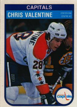 #373 Chris Valentine - Washington Capitals - 1982-83 O-Pee-Chee Hockey