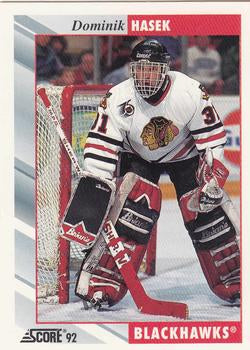 #373 Dominik Hasek - Chicago Blackhawks - 1992-93 Score USA Hockey