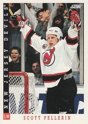 #373 Scott Pellerin - New Jersey Devils - 1993-94 Score Canadian Hockey