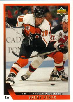 #373 Brent Fedyk - Philadelphia Flyers - 1993-94 Upper Deck Hockey