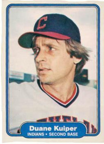 #373 Duane Kuiper - Cleveland Indians - 1982 Fleer Baseball