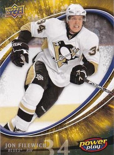 #373 Jonathan Filewich - Pittsburgh Penguins - 2008-09 Upper Deck Power Play Box Set Hockey