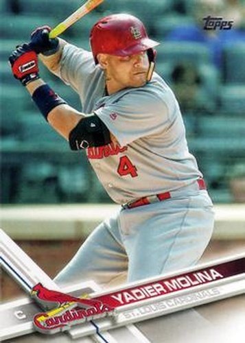 #373a Yadier Molina - St. Louis Cardinals - 2017 Topps Baseball