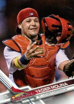 #373b Yadier Molina - St. Louis Cardinals - 2017 Topps Baseball