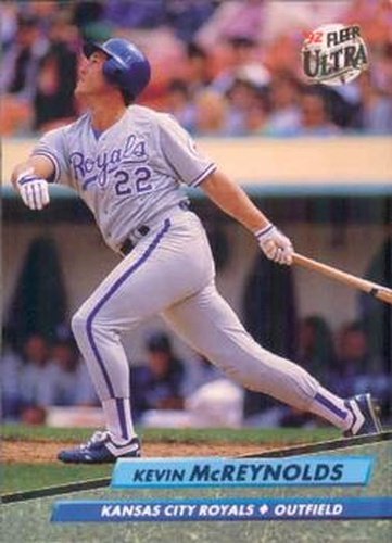 #374 Kevin McReynolds - Kansas City Royals - 1992 Ultra Baseball