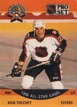 #374 Rick Tocchet - Philadelphia Flyers - 1990-91 Pro Set Hockey